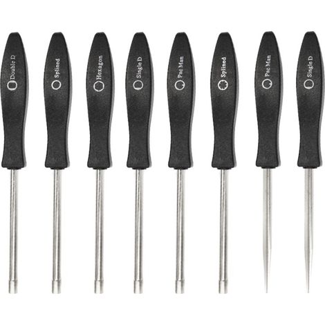 8 Pcs Tournevis De Réglage De Carburateur Tournevis Pour Carburateur Nettoyage Moteur Réparation Convient À La Plupart Des Moteurs De 2 Cycles (8 Pcs Tournevis Avec Boîte&aiguille)