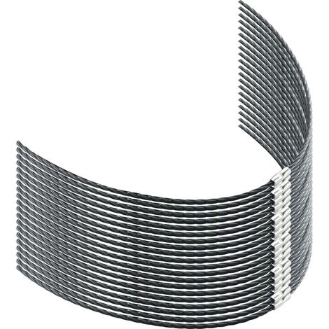 Bravix Lot De 20 Fils De Rechange Pour Débroussailleuse Afs 23–37（37 Cm X 3,5 Mm）