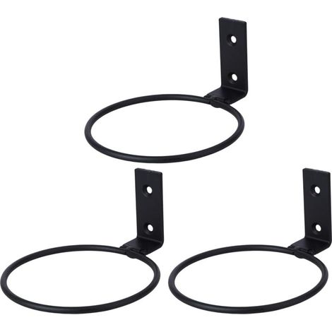 Bravix Lot De 3 Supports Muraux Pour Pot De Fleurs