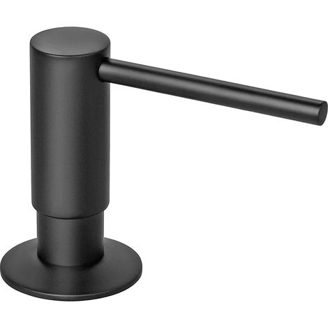 Bravix Distributeur De Savon Noir De 500 Ml Avec Pompe À Savon Pour Évier De Cuisine