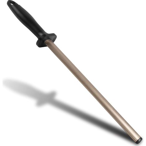 Bravix Fusil À Aiguiser Diamant Aiguiseur À Couteaux Professionnel Un Revêtement Diamanté Barre D'Affûtage Qui N'Abîme La Maison Longueur D'Environ 20cm