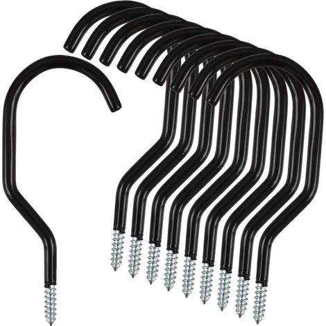 Lot De 10 Crochets De Rangement Robustes En Acier Inoxydable Pour Vélo
