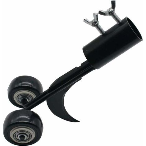 Bravix Outil Manuel Pour Déchirer Les Mauvaises Herbes, Rasoirs Pour Mauvaises Herbes De Jardin Avec Roues Et Crochet Courbé, Extracteur De Mauvaises Herbes Pour Le Désherbage Pour La Cour De La Cour