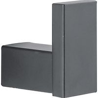 Bravix 2er-set Handtuchhaken Fürs Badezimmer, Edelstahl Sus304, Quadratisch, Schwarz