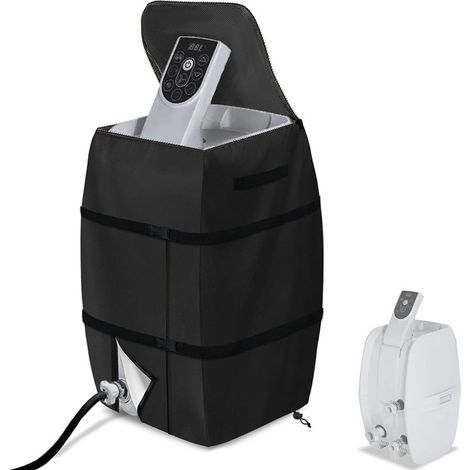 Bravix Housse De Pompe, Housse De Pompe De Chauffage De Spa 420d, Étanche À La Poussière, Couvercle De Pompe De Baignoire Gonflable, Pour Plusieurs Marques De Pompe De Chauffage De Spa