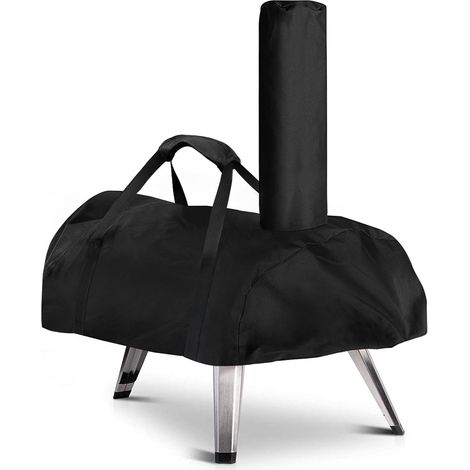 Bravix Housse De Protection Pour Four À Pizza En Tissu Oxford Imperméable Pour Four À Pizza, Noir