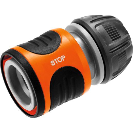 Bravix Applicable À Gardena Conector, Noir/orange, 13 Mm (1/2")