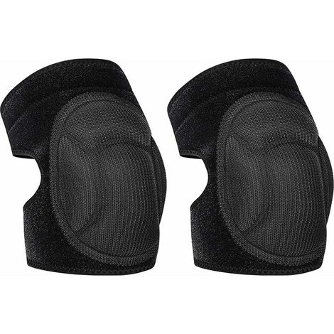 Genouillères Unisexes Pour Sports De Plein Air, Nettoyage, Travail À La Maison, Nettoyage Des Sols, Jardinage, Genouillères Et Genouillères Pour Installations De Toiture Et Soudage,code L (noir