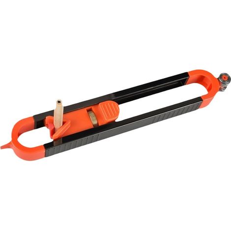 Bravix Jauge De Contour,jauge De Contour Avec Serrure, Duplicateur Contour, Règle De Traçage De Profil Avec Crayon, Règle De Contour Pour Travail Du Bois, Pour Copier Avec Précision La Forme Irréguliè