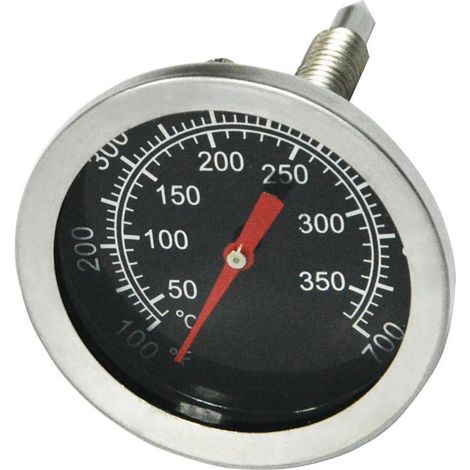 Bravix Thermomètre Pour Barbecue Charbon De Bois Fumoir, 52mm Thermomètre Four À Pizza En Acier Inoxydable, Pièces De Rechange Pour Bbq