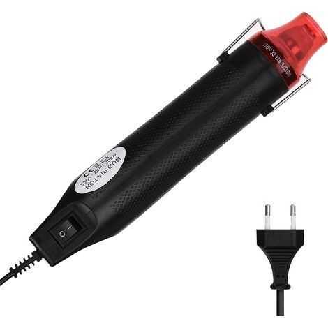 Bravix Mini Décapeur Thermique - Pistolet À Air Chaud 300w Pour Bricolage