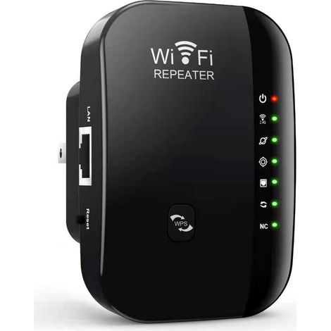 Bravix Nouveau 300m Bun Amplificateur De Signal Sans Fil Transmetteur D'Extension De Réseau Ap Booster Répéteur (noir)