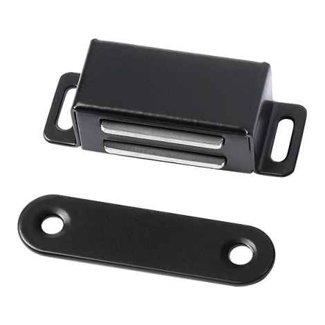 Bravix Aimants D'Armoire Loquet De Porte Magnétique En Acier Inoxydable Pour Armoire De Cuisine Loquet De Tiroir De Porte D'Armoire (paquet De 4)