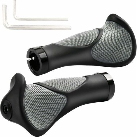 Bravix Poignées De Vélo Poignées De Guidon De Vélo Poignées De Vtt Poignées Ergonomiques Poignées De Guidon De Vélo De Vélo Poignées De Guidon Antidérapantes 22mm Pour Vélos