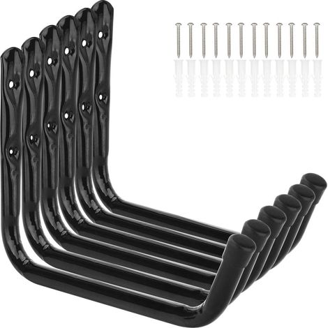 Bravix 6 Crochets De Rangement Pour Échelle De Garage, Bras De 3.6 Inch