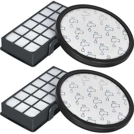 Bravix Lot De 2 Filtre Pour Aspirateur Rowenta Silence Force Cyclonic Ro6984ea Ro6941ea Ro6963ea Ro6921ea Ro6971ea Ro6993ea (modèle Ro69xx) Filtre Pour Rowenta X-trem Power Cyclonic Zr006001