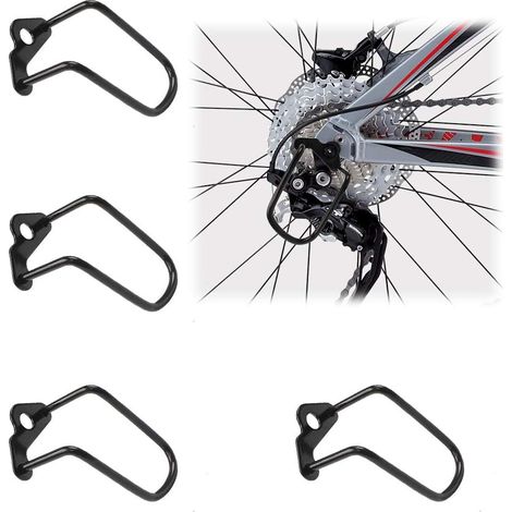 Vélo Dérailleur Arrière Garde Support 4 Pièces Vélo Dérailleur Arrière Garde Protecteur De Dérailleur Arrière De Vélo Dérailleur Arrière Réglable Pour Equipement De Vélo Vtt