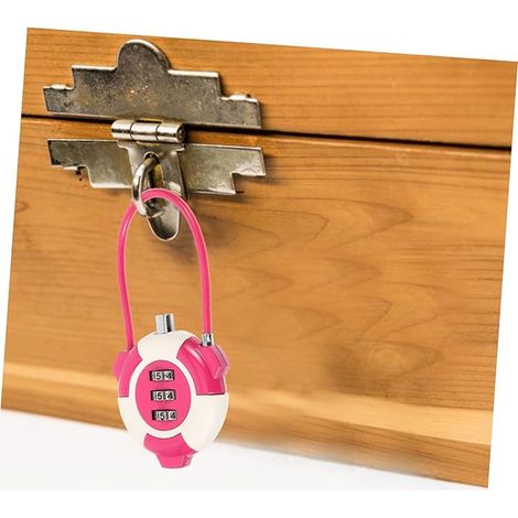 Bravix Serrures De Tiroir D'Armoire Cadenas À Combinaison Pour Bagages Câble De Verrouillage De Sécurité Serrure De Tiroir Serrures De Bureau Pour Tiroirs Serrure D'Armoire Robuste