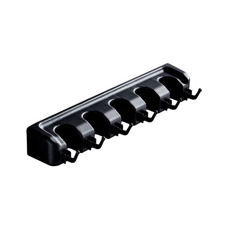 Bravix Porte-balai-home Gadgets Porte-balai Auto-adhésif, Support De Vadrouille Mural Robuste Cintres Pour Pinces À Balai Rangement Pour Balai Organisateur De Rangement ,noir