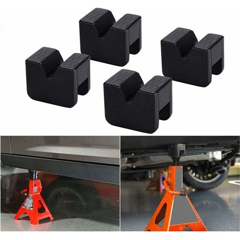Coussin En Caoutchouc Pour Cric De Voiture Pour Cric De Chariot Coussin En Caoutchouc Universel Pour Voitures/suv Robuste Et Pratique 4 Pcs