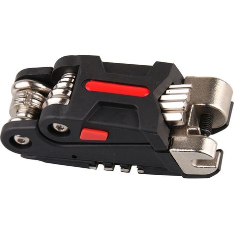 Bravix Trousses À Outils De Réparation De Vélo, Ensemble Multifonctionnel De Réparation De Bicyclette Légère Pour La Réparation De Vélo，noir, Une Pièce