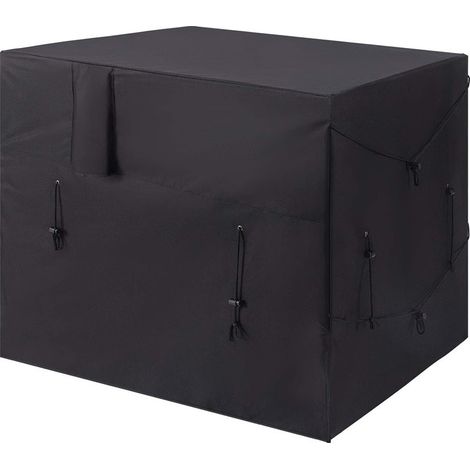 Housse De Chauffage De Piscine, Housse De Pompe À Chaleur De Piscine Réglable, Housse De Mobilier D'Extérieur Imperméable En Tissu Oxford 210d Pour Climatiseur, Mobilier, 101x86x78cm