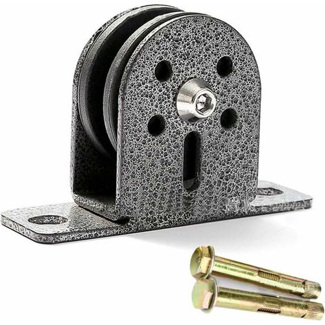 Poulie Simple, Poulie Silencieuse, Poulie De Corde De Levage Pivotante En Acier Inoxydable Poulie Silencieuse Poulie De Corde Pivotante Robuste Pour Accessoires D'Exercice 110x65x30mm,