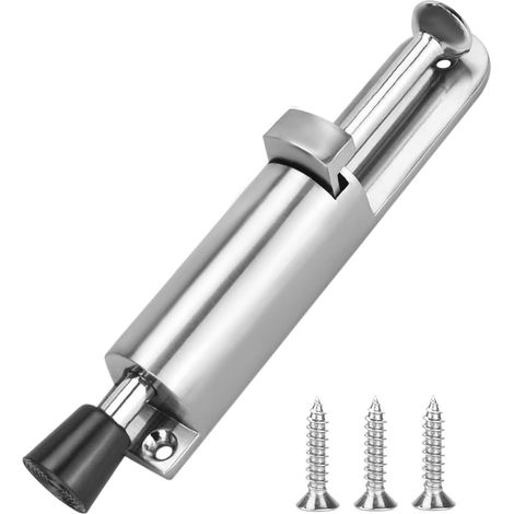 Bravix Arrêt De Porte En Métal Avec Commande Au Pied, Bloque Porte Sol, Stop Porte, Cale Porte, Bloc Porte, Butée De Porte Support De Porte En Alliage De Zinc Convient À L'Intérieur Et L'Extérieur