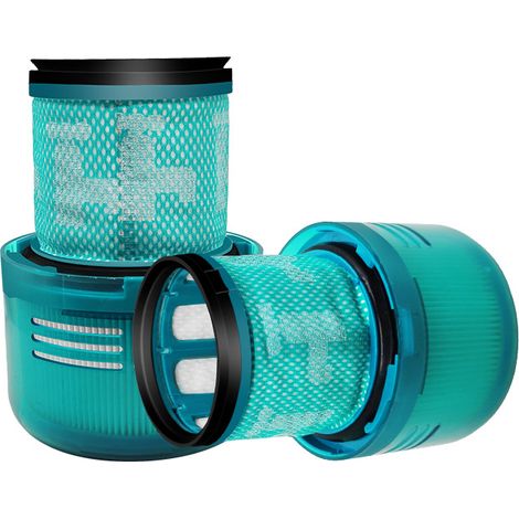 Bravix Filtres Pour V15, Lot De 3 Filtres De Rechange Pour Aspirateurs Sans Fil V15