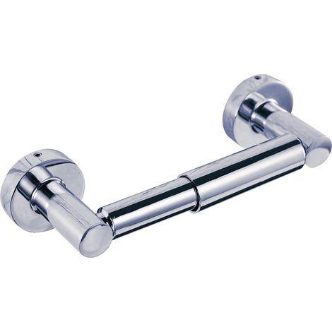 Bravix Porte-rouleau De Papier Toilette Pour Salle De Bain Et Buanderie, Support Papier Toilette 13.5-19cm (argenté Poli)