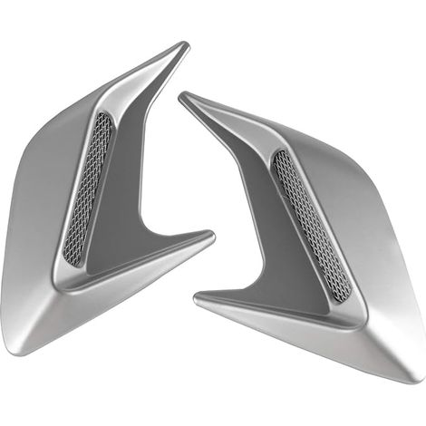 Bravix Zone Prise D'Air Décorative De Couverture De Grille D'Aération De Voiture (argent)