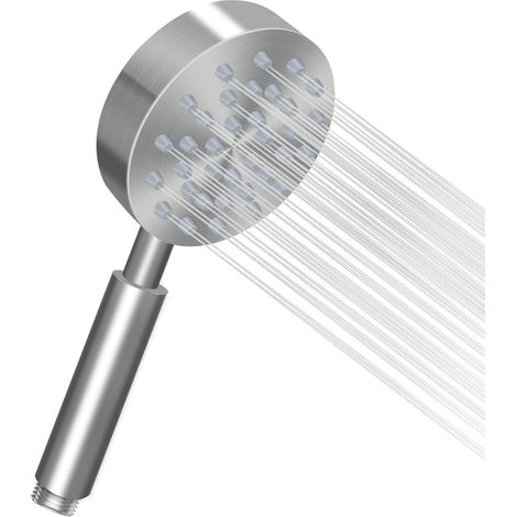 Bravix Pommeau De Douche Universel En Acier Inoxydable Brossé Haute Pression