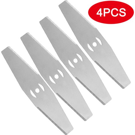 Bravix 4 Pcs Remplacement Des Têtes De Lame De Coupe-herbe Tondeuse À Gazon Lames De Débroussailleuse Têtes De Lame De Désherbant, Lame À Dents Et Lame En Acier Inoxydable Et Lame En Plastique