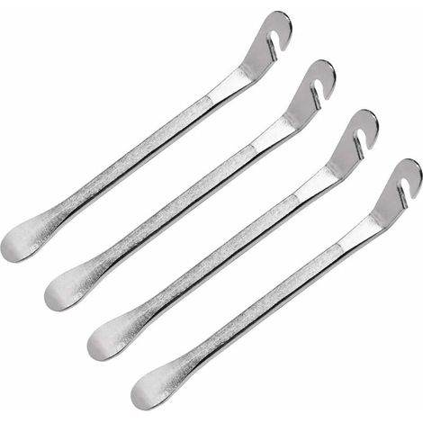 Bravix Levier Demonte Pneus De Vélo 4pcs Demonte Pneu Manuel,demonte-pneu Vélo En Acier,enlève Pneus Pour Vélos,levier Démonte Pneu Pelle,bicycliste Outil Vélo Kit Leviers De Réparation De Roue