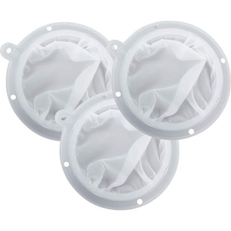 Bravix 3 Pièces Filtres En Nylon - Filtre À Vin - En Maille Fine - Compatible Avec Entonnoir De Cuisine De 5 Pouces Pour Filtrer Le Jus, Le Lait, Le Café, Le Vin, L'Huile (200/300/400 Mailles)-devenir