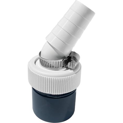 Bravix Adaptateur Pour Evacuation Machine A Laver Et Tuyau Evacuation Lave Vaisselle Avec Sortie Pour Tuyau Ø40 Mm Et Entrée Ø18-23 Mm - Set Inclut 1 Pièce Collier De Serrage Métallique Ø20-32 Mm