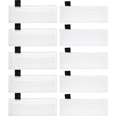 Bravix Ensemble De 10 Pièces Chiffons Microfibre Nettoyeur Vapeur Lingettes De Remplacement Balai Vapeur Serpillière Pour Karcher Easy Fix Sc2 Sc3 Sc4 Sc5 Accessoires Chiffons Serpillière