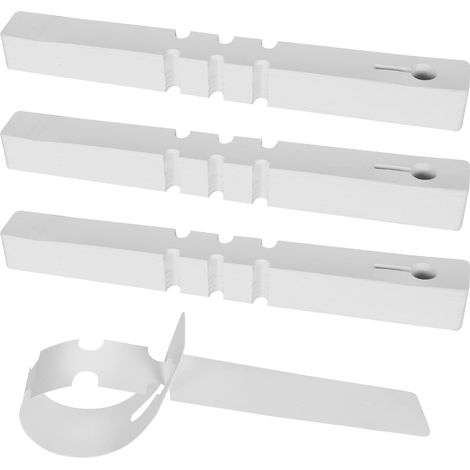 Bravix 300 Pièces Étiquettes De Plantes En Plastique, Étiquette De Jardinage D'Étiquette De Jardinage Suspendue En Pvc, S'Enroulent Autour D'Étiquettes Suspendue Jardin De La Pépinière Tags (blanc)
