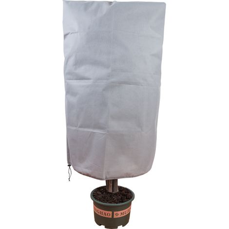 Bravix Lot De 3 Housse Hivernage Plante Avec Cordon De Serrage Et Voile D’hivernage 80120cm