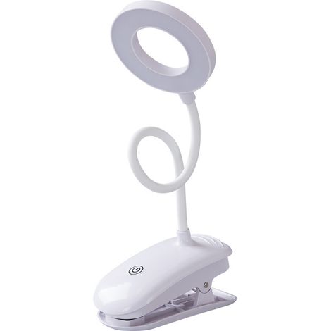 Bravix Lampe De Lecture Led, 3 Luminosités Tactiles, Lampe De Chevet À Intensité Variable, Usb Lampe De Lecture Led À Clipser Sur Le Lit Pour Chambre D'Enfant