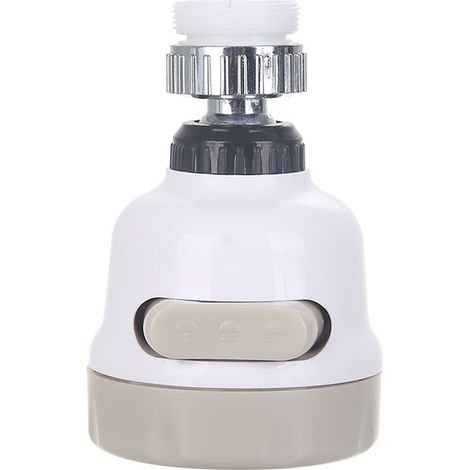 Bravix Aérateur Robinet Cuisine 360° Rotatif Adaptateur Robinets Evier Rallonge Rallonge Robinet Atomiseur Économiseur Eau 3 Modes Tête Buse Prolongateur Anti-éclaboussures