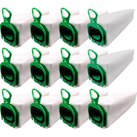 Bravix Lot De 12 Sacs D'Aspirateur Pour Vb100/fp100, Accessoires De Rechange Pour Aspirateur Vb100/fp100