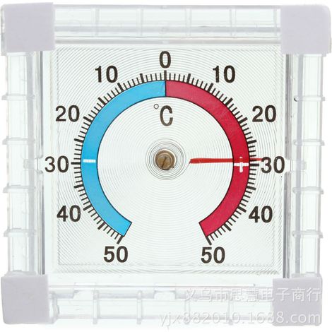 Bravix Thermomètre De Fenêtre Intérieur/extérieur Auto-adhésif