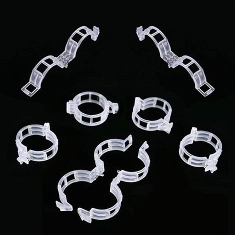Bravix Jardinage Garden Plantes Fixation Clips, Pour Tomates, Roses, Concombres Et Autres Plante De Vrille, Légumes Vigne Tiges De Croissance Droit Et Plus Sain (100 Pcs)