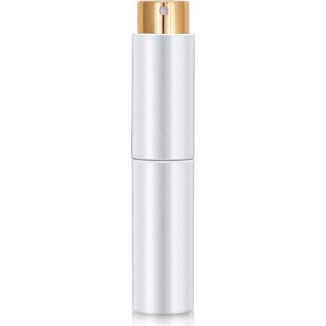 Bravix Flacon Vaporisateur De Parfum Vide Portable De 10 Ml Avec Entonnoir De Remplissage Et Pompe De Remplissage, Adapté Aux Voyages En Plein Air, Blanc