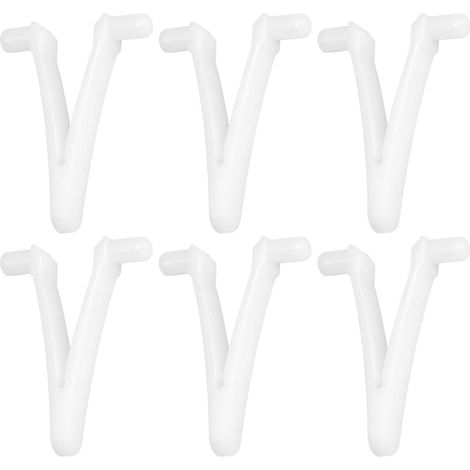 Bravix Clip Papillon De Piscine, Clip De Fixation De Piscine 6pcs V Clip, Remplacement De Clip V Pour Écumoire De Piscine Pour Brosse De Spa De Piscine