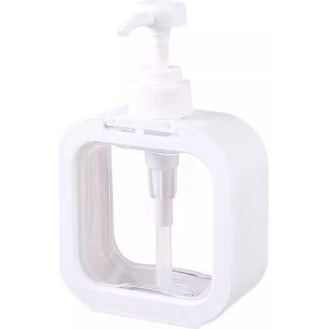 Bravix Distributeur Savon, 1 Pièces Flacon Pompe Vide 300ml, Distributeur Liquide Vaisselle Distributeur Shampoing Et Gel Douche Salle De Bain, Cuisine Distributeur Produit Vaisselle