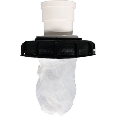 Bravix Filtre À Couvercle , 180° Filtre À Eau De Pluie 163 Mm Lavable Accessoires De Réservoir En Nylon Avec Couvercle De Baril D'Argile De Filtre Net Pour Réservoir D'Eau De Pluie Ibc Dn 150