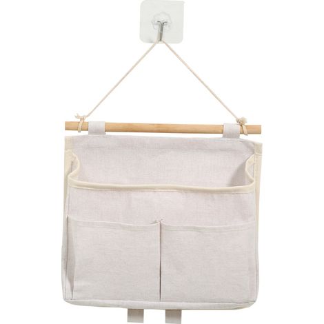 Bravix 1 Pièces Sac De Rangement Suspendu, Sac De Rangement Mural, Rangement Suspendu, 3 Compartiments Avec , Sac De Rangement Suspendu Mural Pour Chambre À Coucher,bureau,cuisine