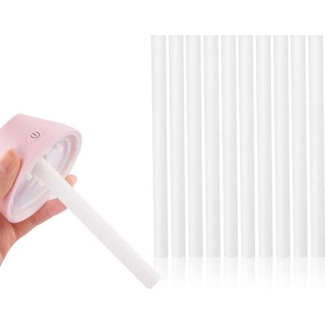 Bravix Bâtons Pour L'Humidificateur Filtre Remplacements Mèche Bâtonnets Mini Usb Diffuseur Éponges Recharge Diffuseur Coton Bâtons 10pcs 8 X 125mm